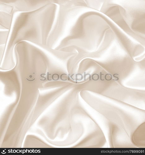 Smooth elegant golden silk can use as wedding background. In Sepia toned. Retro style