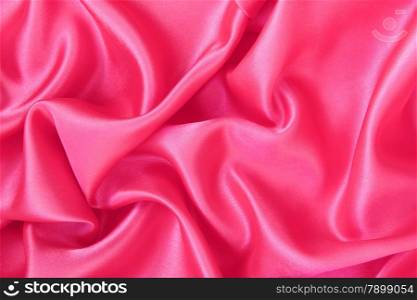 Smooth elegant pink silk or satin can use as background