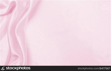 Smooth elegant pink silk or satin texture can use as wedding background. Luxurious valentine day background design