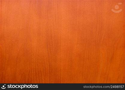 Smooth even veener wood texture background surface cherry colored