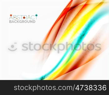 Smooth lines, abstract background template