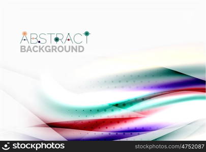 Smooth lines, abstract background template