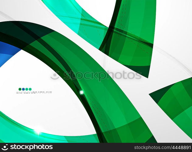 Smooth wave line abstract background. Smooth wave line abstract background - color curve stripes and lines in motion concept and with light and shadow effects. Presentation banner and business card message design template