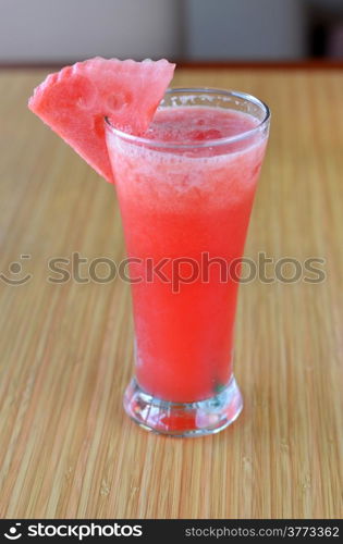 Smoothie water melon with slice water melon