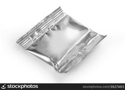Snack package. Packing for the isolation of the product on a white background with clipping path
