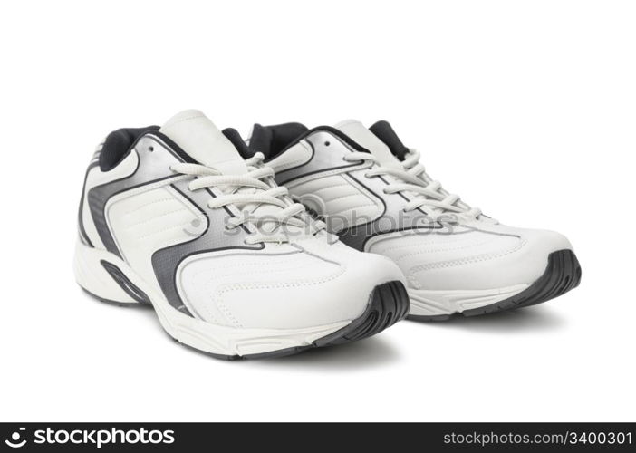 sneakers isolated on a white