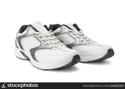 sneakers isolated on a white