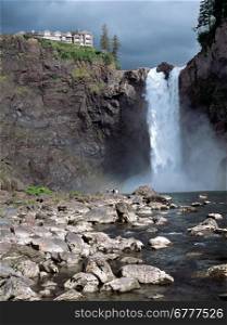 Snoqualmie Falls attraction east of Seattle Washington State USA