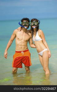 Snorkelling At Beach