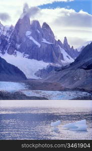 Snow And Ice On Mountains