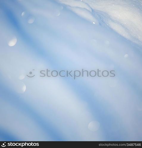 snow background close up