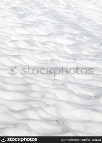 Snow dunes