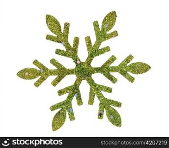 Snow flake isolated