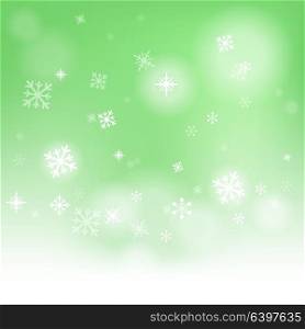 Snow Flakes Background Showing Snow Falling Or Wintertime