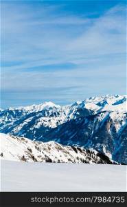 Snow Mountain. Alps Alpine Landscape of Mountain