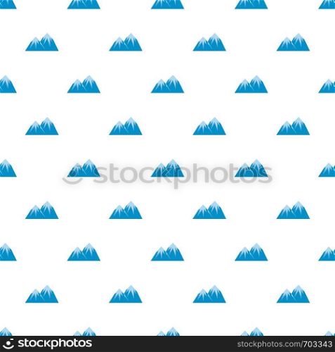 Snow peak pattern seamless in flat style for any design. Snow peak pattern seamless