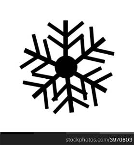 Snowflake icon illustration design