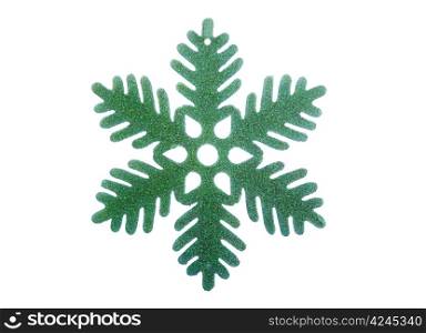 snowflakes isolated on white background