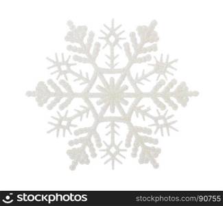 snowflakes isolated on white background
