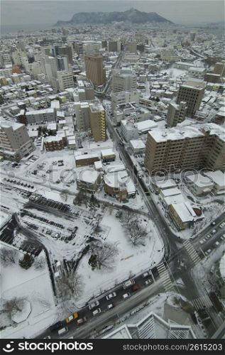 Snowy city