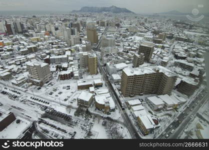 Snowy city