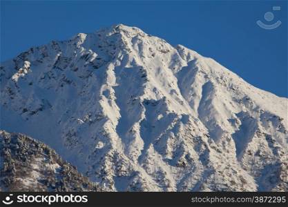 Snowy Mountains in italian alps