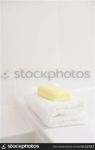 Soap and towel