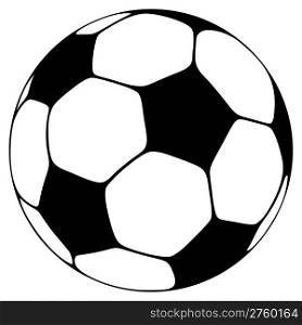 Soccer ball in one color