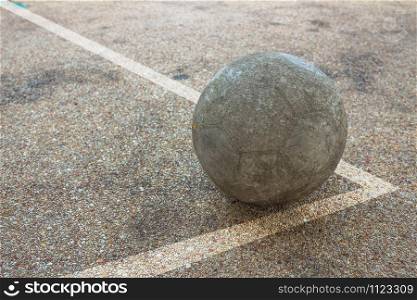 Soccer ball on ground, Street soccer ball, Futsal