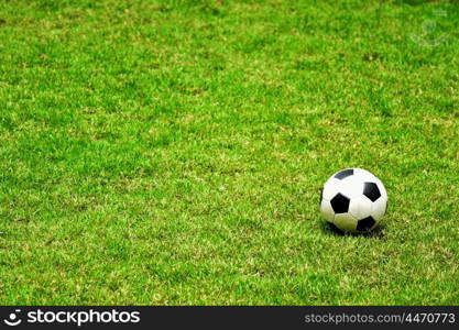 soccer ball on soccer field