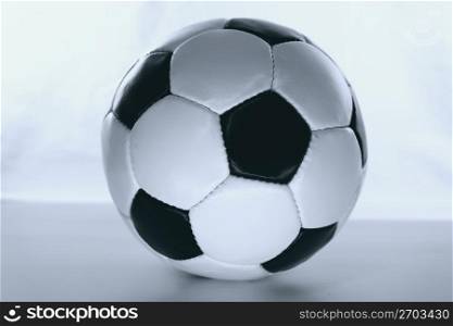 Soccer ball, toned studio shot