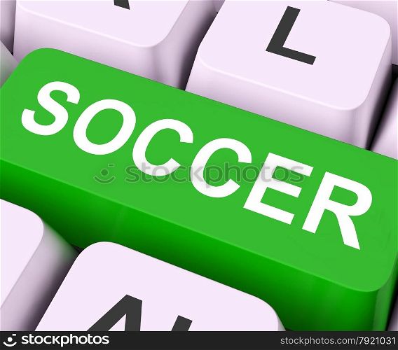 Soccer Key On Keyboard Meaning Football Or Rugby&#xA;