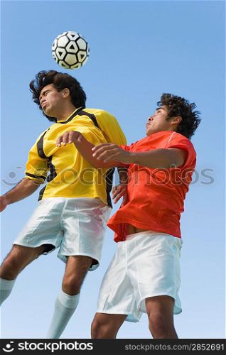Soccer Players Colliding
