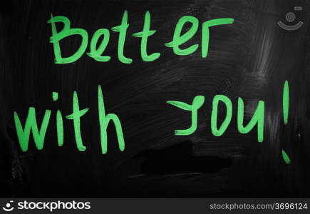 social media concept - text handwritten on a blackboard