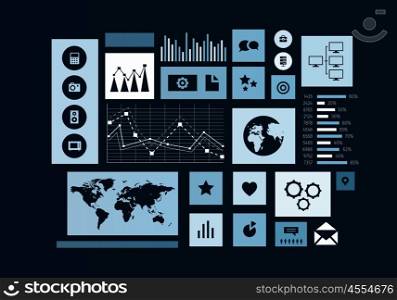 Social Media Marketing. Background image with social media and marketing concepts