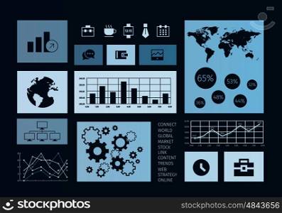 Social Media Marketing. Background image with social media and marketing concepts