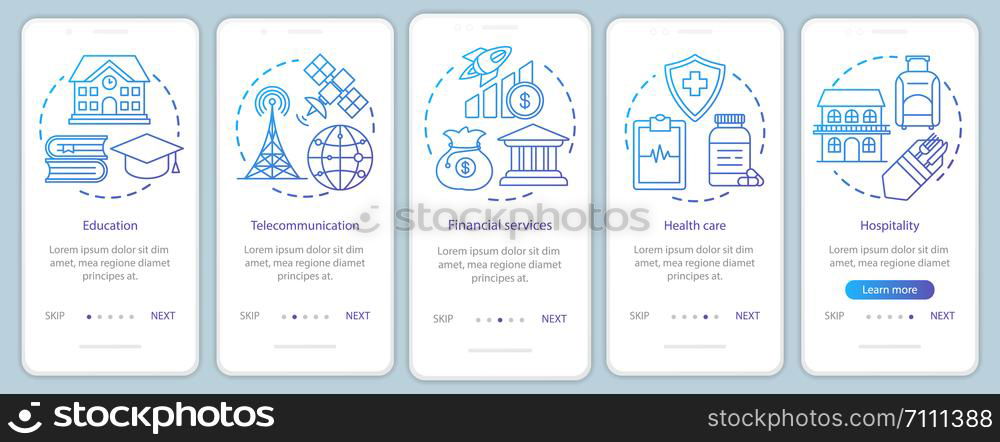 Social services onboarding mobile app page screen vector template. Informational services. Walkthrough website steps with linear illustrations. UX, UI, GUI smartphone interface concept. Social services onboarding mobile app page screen vector template. Informational services. Walkthrough website steps with linear illustrations. UX, UI, GUI smartphone interface concept