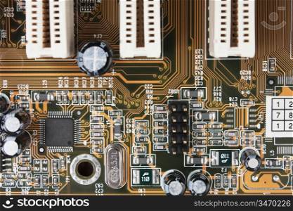 socket on the electronic board