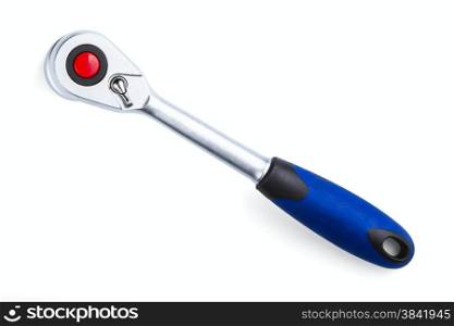 socket wrench isolated on a white background