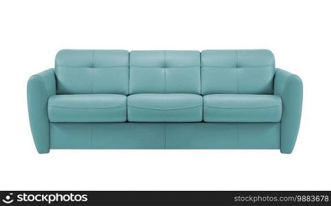 sofa isolated on white background. sofa isolated on white