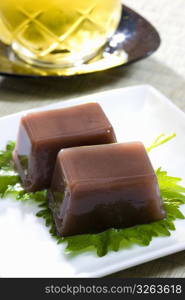 Soft adzuki-bean jelly