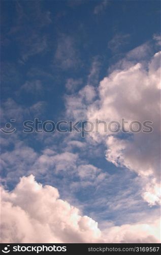 Soft Clouds In A Blue Sky