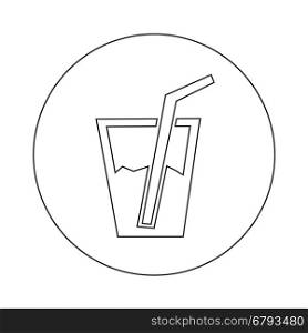 Soft drink icon illustration design
