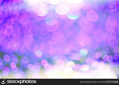 Soft focus brur abstract blinking illumination ultraviolet horizontal background.