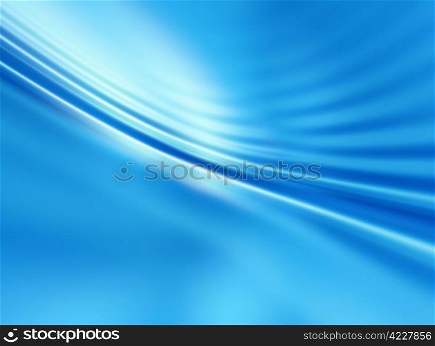 soft folds and spotlight abstract blue background