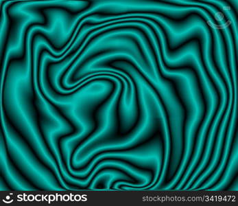 Soft Green and Black Neon Velvet Folds Background