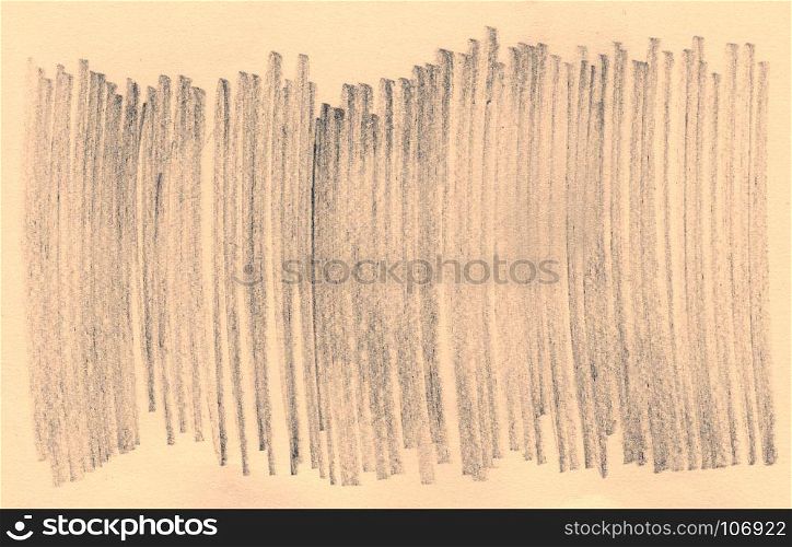 soft grey pencil strokes on paper background. soft grey pencil strokes on brown paper useful as a background