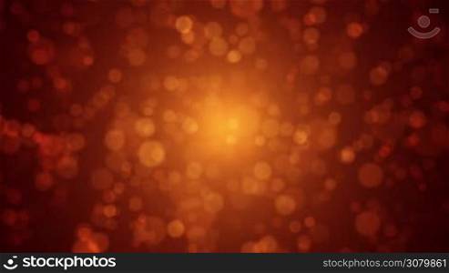 Soft Red-Gold Abstract bokeh holiday background