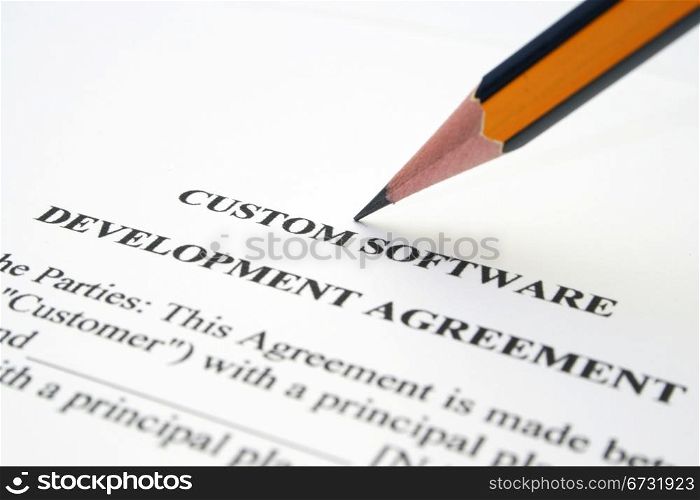Software agreement
