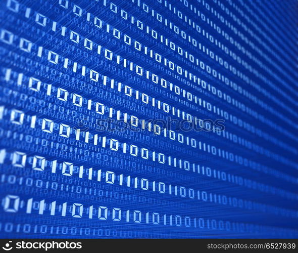 Software code graphic background 3d rendering. Software code. Generic 3d rendering font graphic background
